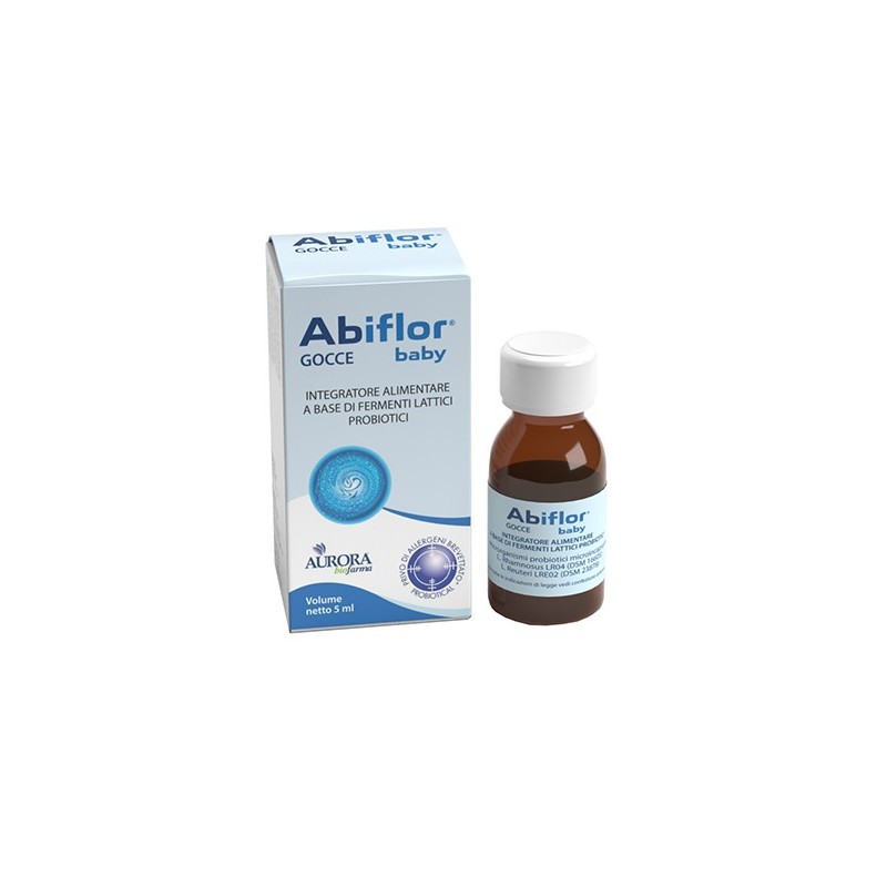 Aurora Licensing Abiflor Gocce Baby 5 Ml - Fermenti lattici per bambini - 974946408 - Aurora Licensing - € 19,96