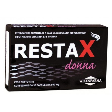 Restax Donna Anticaduta Capelli Donna 30 capsule Wikenfarma - 1 Restax Donna Anticaduta Capelli Donna 30 capsule Wikenfarma - 1