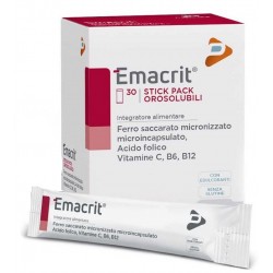 Pharma Line Emacrit Orosolubile 30 Stick Pack - Vitamine e sali minerali - 980629695 - Pharma Line - € 19,59