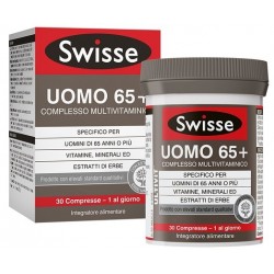 Swisse Uomo 65+ Complesso Multivitaminico 30 Compresse - Vitamine e sali minerali - 976396150 - Swisse - € 15,32