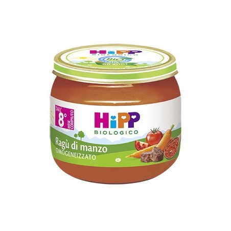 Hipp Italia Hipp Bio Hipp Bio Omogeneizzato Sugo Ragu' Di Manzo 2x80 G - Alimentazione e integratori - 924677709 - Hipp - € 3,99