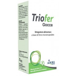 Aurora Biofarma Triofer Gocce 30 Ml - Vitamine e sali minerali - 982750275 - Aurora Biofarma - € 21,54