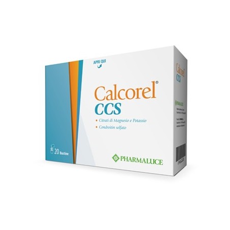 Pharmaluce Calcorel Ccs 20 Bustine - Vitamine e sali minerali - 942610128 - Pharmaluce - € 21,44