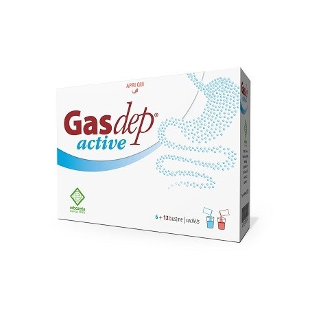 Erbozeta Gasdep Active 6+12 Bustine - Vitamine e sali minerali - 935931396 - Erbozeta - € 13,59