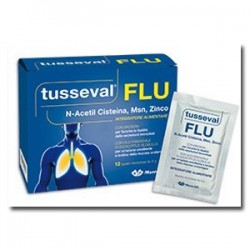 Marco Viti Farmaceutici Tusseval Flu 12 Bustine Solubili 60 G - Prodotti fitoterapici per raffreddore, tosse e mal di gola - ...