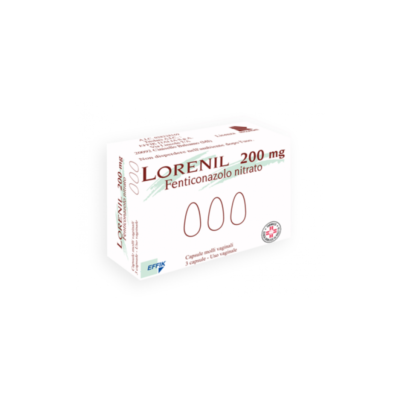 Lorenil 200mg 3 Capsule Molli Vaginali - Rimedi vari - 028228169 - Effik Italia - € 9,97