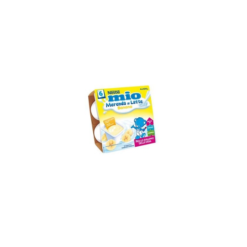 Nestle' It. Mio Merenda Banana 4 X 100 G - Alimentazione e integratori - 903092690 - Mio - € 3,32