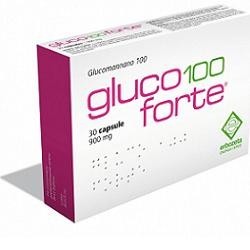 Erbozeta Gluco 100 Forte Glucomannano 100 30 Capsule Da 900 Mg - Integratori per dimagrire ed accelerare metabolismo - 931660...