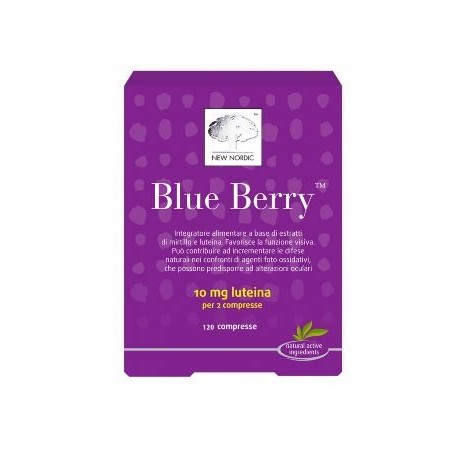 New Nordic Blue Berry 120 Compresse - Integratori per occhi e vista - 905360335 - New Nordic - € 28,50