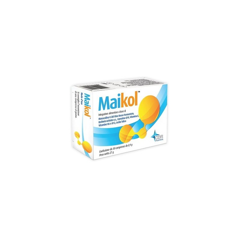 Cdr Pharma Maikol 30 Compresse - Integratori per il cuore e colesterolo - 937210591 - Cdr Pharma - € 21,44