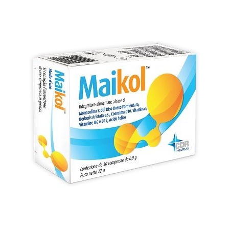 Cdr Pharma Maikol 30 Compresse - Integratori per il cuore e colesterolo - 937210591 - Cdr Pharma - € 21,54
