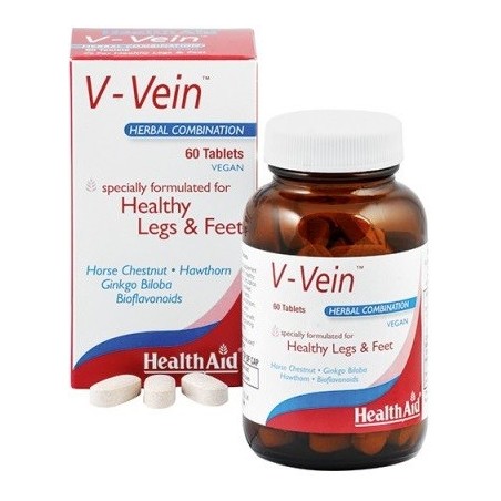 Healthaid Italia V Vein 60 Tavolette - Circolazione e pressione sanguigna - 906002098 - Healthaid Italia - € 29,13