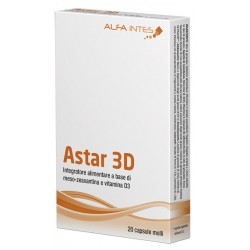 Alfa Intes Astar 3d 20 Capsule Molli - Integratori per occhi e vista - 943779001 - Alfa Intes - € 18,56