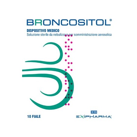 Exipharma Broncositol Soluzione Sterile Da Nebulizzare Per Somministrazione Aerosolica 10 Fiale 3 Ml - Prodotti per la cura e...