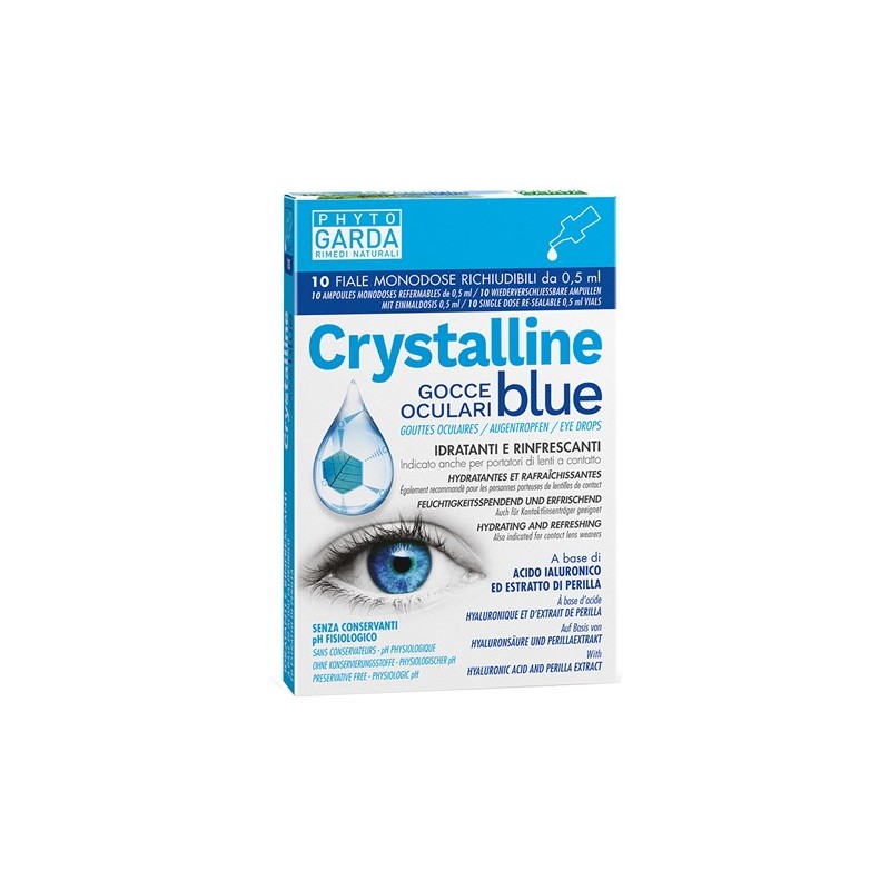 Phyto Garda Crystalline Blue Gocce Oculari Monodose 10 Fiale - Gocce oculari - 924759956 - Phyto Garda - € 6,60