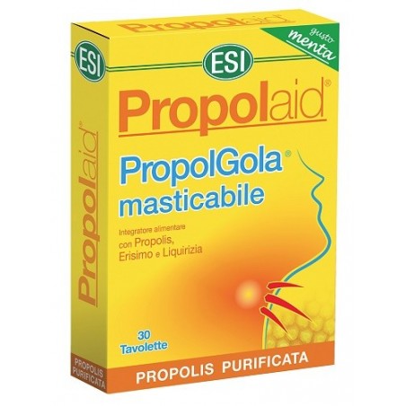 Esi Propolaid Propolgola Menta 30 Tavolette - Integratori per apparato respiratorio - 909749234 - Esi - € 6,56