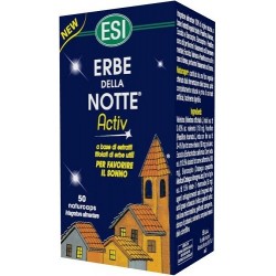 Esi Erbe Della Notte Activ 50 Capsule - Integratori per umore, anti stress e sonno - 972457992 - Esi - € 11,88