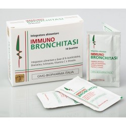 Gmg Biopharma Italia Immuno Bronchitasi 14 Bustine - Integratori per apparato respiratorio - 943072090 - Gmg Biopharma Italia...