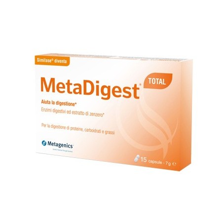Metagenics Belgium Bvba Metadigest Total 15 Capsule - Rimedi vari - 979279306 - Metagenics - € 9,98