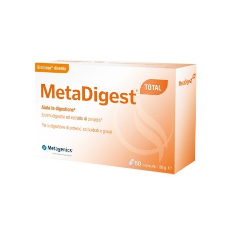 Metadigest Total Integratore per la Digestione 60 Capsule - Integratori per regolarità intestinale e stitichezza - 979279332 ...