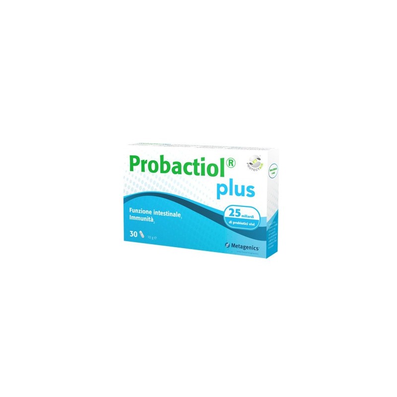 Probactiol Plus Probiotici per Salute Intestinale 30 Capsule - Integratori di fermenti lattici - 926561477 - Metagenics - € 2...