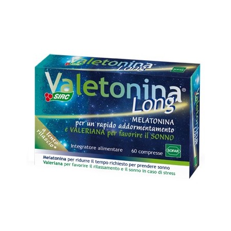 Sofar Valetonina Long 60 Compresse Astuccio 18 G - Integratori per umore, anti stress e sonno - 924862636 - Sofar - € 11,19