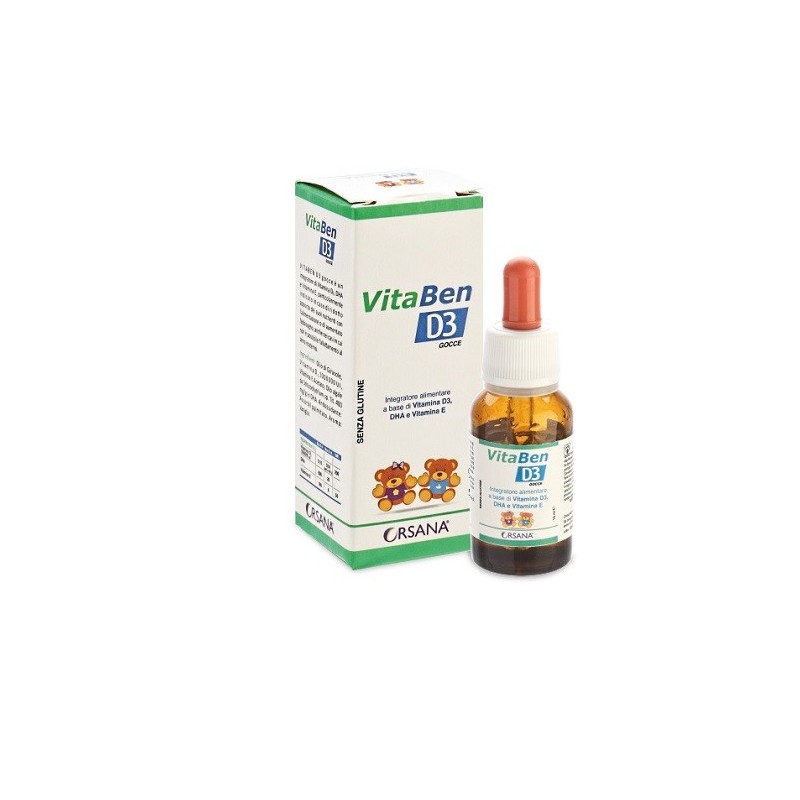 Orsana Italia Vitaben D3 15 Ml - Vitamine e sali minerali - 927493395 - Orsana Italia - € 17,12