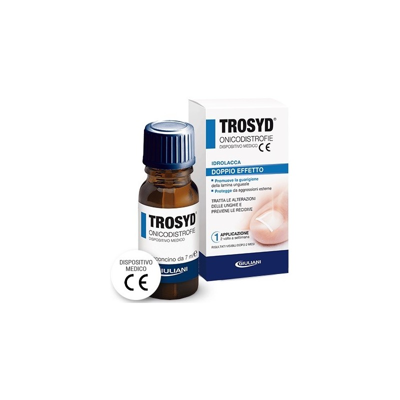Trosyd Idrolacca Trattamento Onicodistrofie 7 Ml - Unghia incarnita - 973907429 - Trosyd - € 19,78