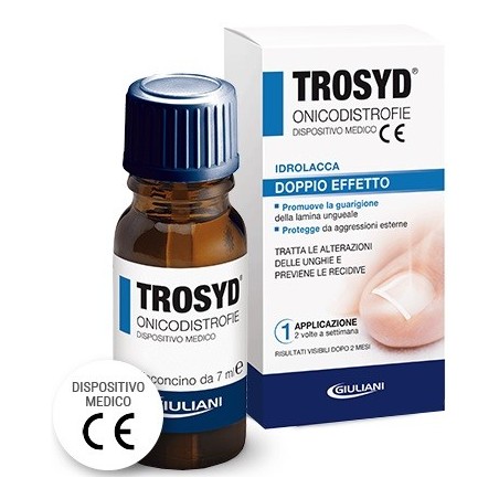 Trosyd Idrolacca Trattamento Onicodistrofie 7 Ml - Unghia incarnita - 973907429 - Trosyd - € 19,76