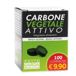 Phyto Garda Carbone Vegetale Attivo 100 Compresse - Integratori per apparato digerente - 970773343 - Phyto Garda - € 6,59