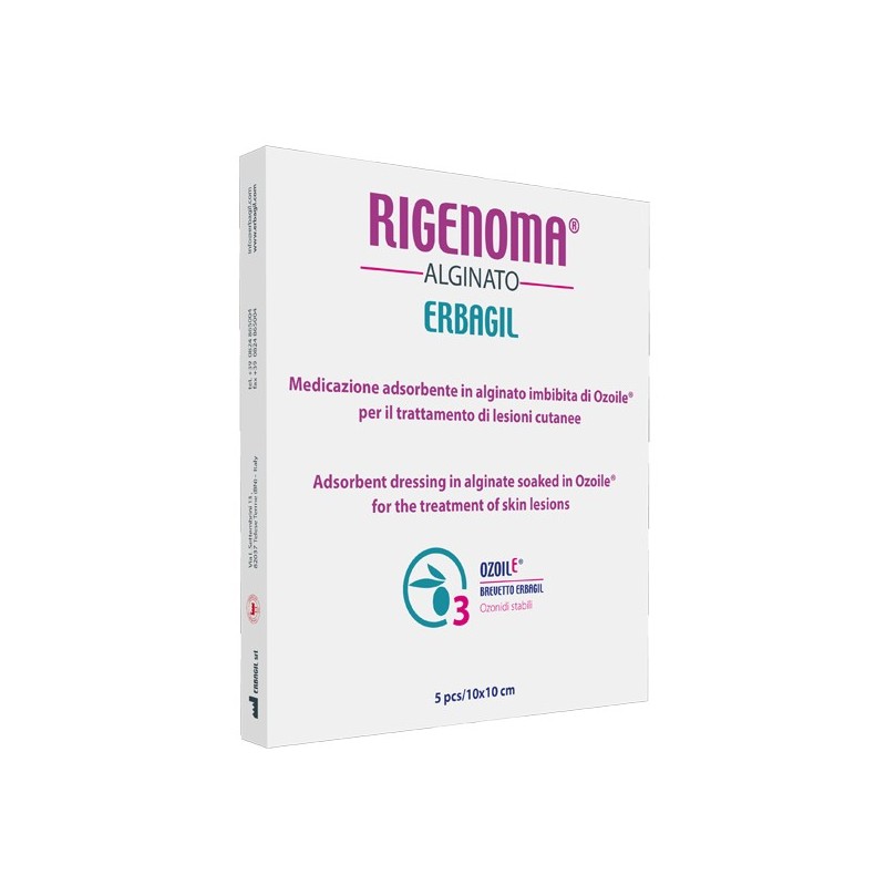 Erbagil Rigenoma Alginato 5 Pezzi - Medicazioni - 982816757 - Erbagil - € 69,51