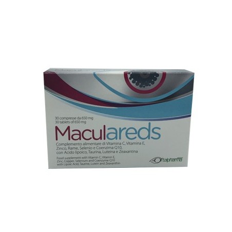 Oftalpharma Maculareds 30 Compresse Da 650 Mg - Integratori per occhi e vista - 941792095 - Oftalpharma - € 19,05