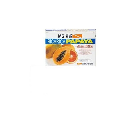 Pool Pharma Mgk Vis Ricarica Papaya Con Roc 12 Bustine - Vitamine e sali minerali - 904738818 - Pool Pharma - € 11,16