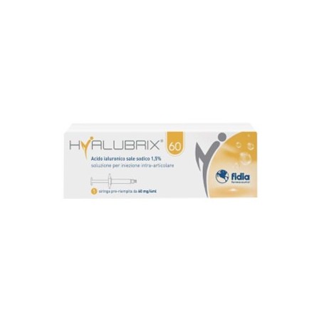 Fidia Farmaceutici Siringa Intra-articolare Hyalubrix 60 Acido Ialuronico 1,5% 60 Mg 4 Ml - Home - 938981976 - Fidia Farmaceu...