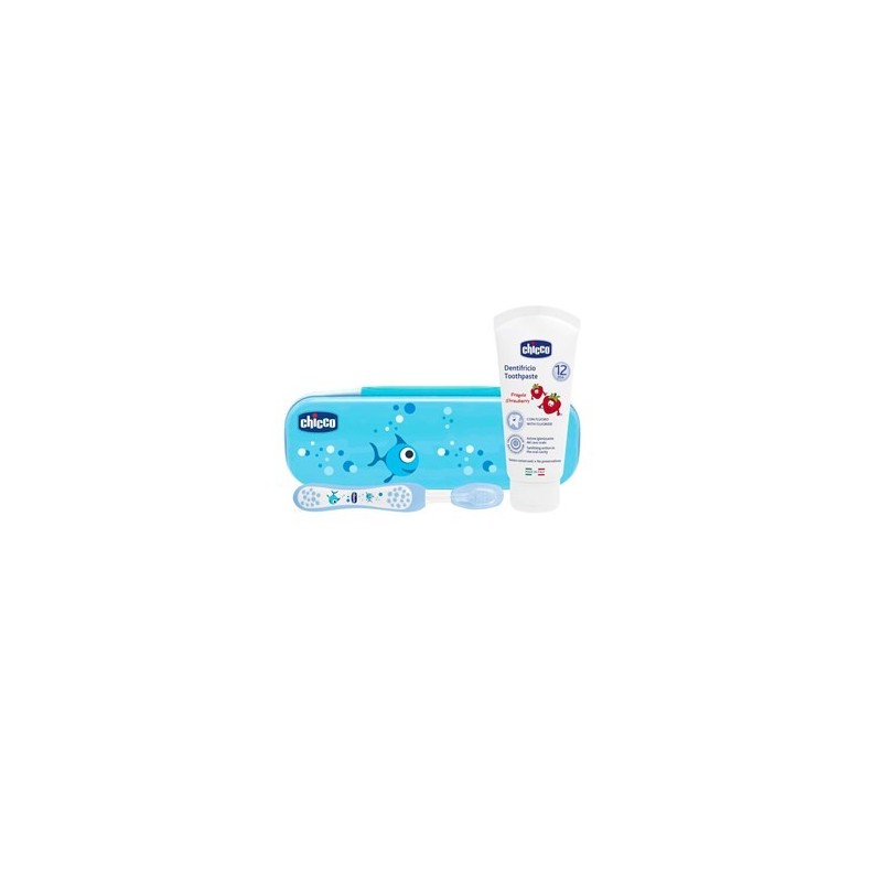 Chicco Set Dentale Azzurro Con Fluoro Chicco - 1