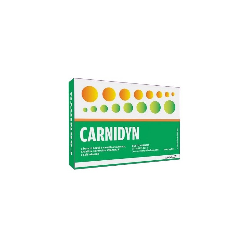 Carnidyn Integratore Creatina E Sali Minerali Gusto Arancia 20 Bustine Carnidyn - 1
