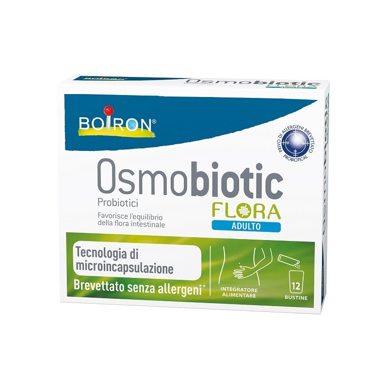 Boiron Osmobiotic Flora Adulto 12 Bustine - Integratori di fermenti lattici - 980251971 - Boiron - € 11,59