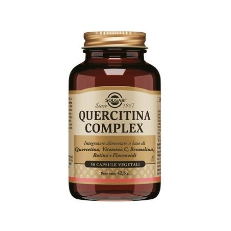 Solgar Quercitina Complex Difese Immunitarie 50 Capsule Vegetali Solgar - 1 Solgar Quercitina Complex Difese Immunitarie 50 Capsule Vegetali Solgar - 1