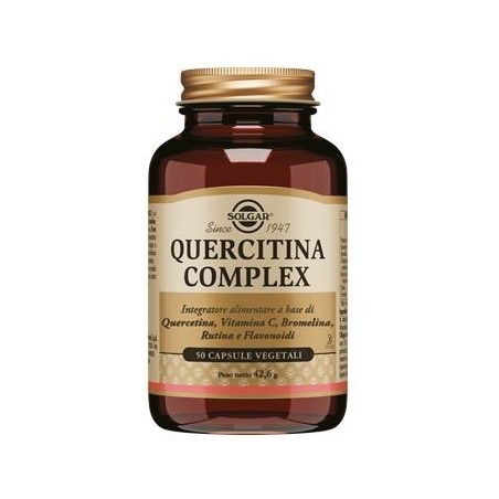 Solgar Quercitina Complex Difese Immunitarie 50 Capsule Vegetali - Integratori per difese immunitarie - 947281921 - Solgar - ...