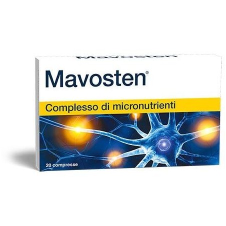 Mavosten Integratore Per Il Sistema Nervoso 20 Compresse - Integratori per sistema nervoso - 975519240 - Mavosten - € 32,37