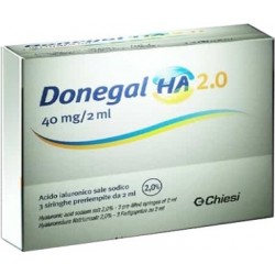 Chiesi Farmaceutici Siringa Intra-articolare Donegal Ha 2.0 Acido Ialuronico 40 Mg 2 Ml 3 Pezzi - Rimedi vari - 927116297 - C...
