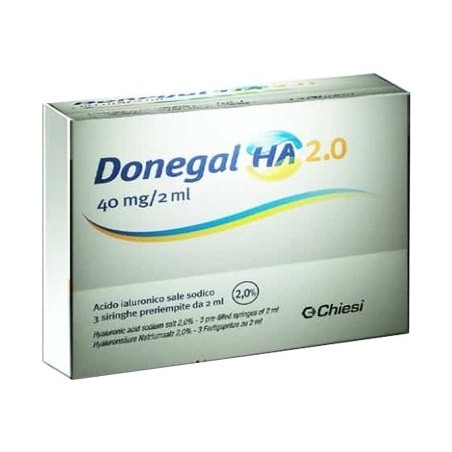 Chiesi Farmaceutici Siringa Intra-articolare Donegal Ha 2.0 Acido Ialuronico 40 Mg 2 Ml 3 Pezzi - Rimedi vari - 927116297 - C...