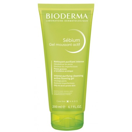 Bioderma Italia Sebium Gel Moussant Actif 200 Ml - Trattamenti per pelle impura e a tendenza acneica - 982542654 - Bioderma -...