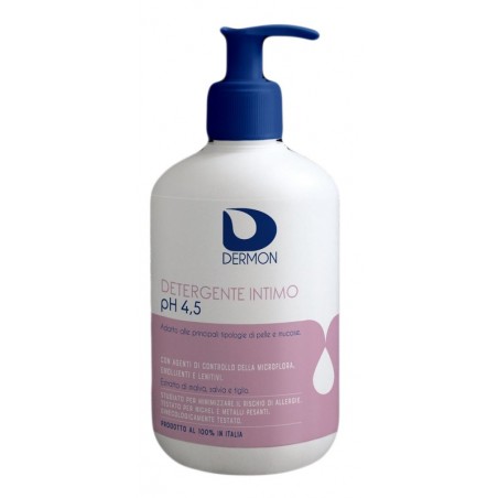 Dermon Detergente Intimo Uso Frequente pH 4,5 500 Ml - Detergenti intimi - 981389341 - Dermon - € 6,29