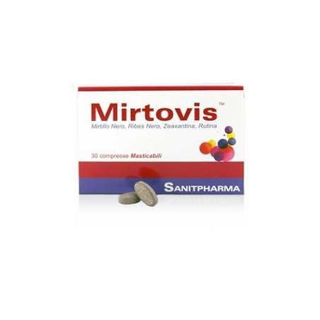 Sanitpharma Mirtovis 30 Compresse - Integratori per occhi e vista - 922353964 - Sanitpharma - € 17,30