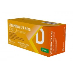 Krka Farmaceutici Milano Vitamina D3 Krka 1000 Ui 60 Compresse - Integratori per dolori e infiammazioni - 983039835 - Krka Fa...