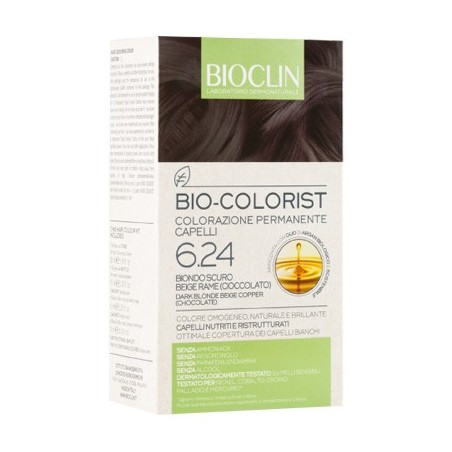 Ist. Ganassini Bioclin Bio Colorist 6,24 Biondo Scuro Beige Rame - Tinte e colorazioni per capelli - 975025127 - Bioclin - € ...