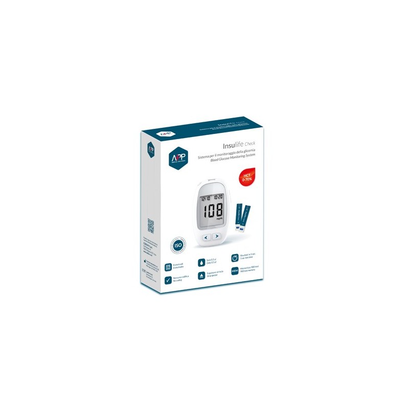 Insulife Check Sistema Per Monitoraggio Della Glicemia - Misuratori di diabete e glicemia - 975907039 - Insulife - € 0,15