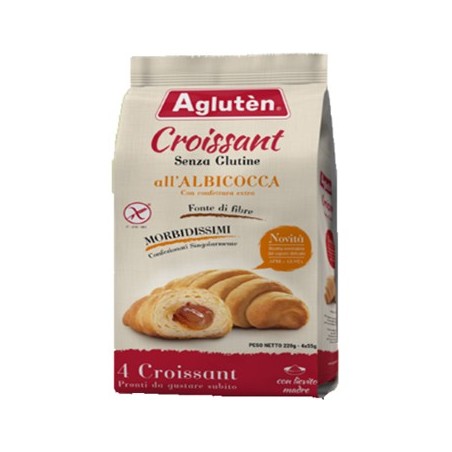 Nove Alpi Agluten Croissant Albicocca 4 X 55 G - Alimenti senza glutine - 976100800 - Nove Alpi - € 5,20
