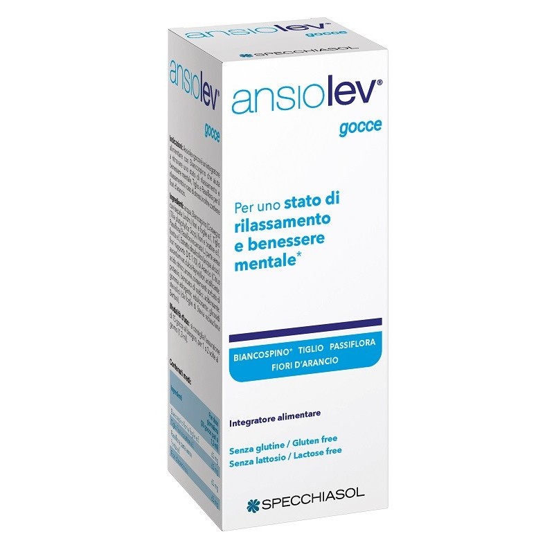 Ansiolev Gocce Integratore Per Il Rilassamento 20 Ml Ansiolev - 1